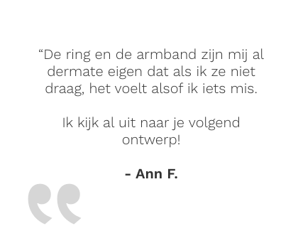 Sofie haar recentie over haar juweel